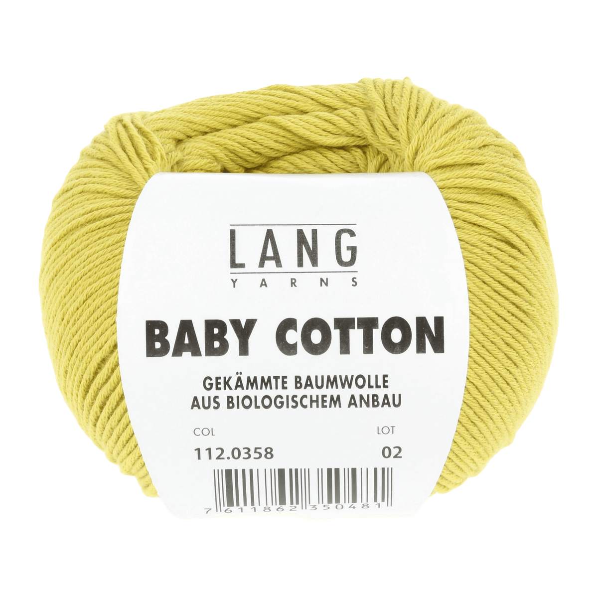Lang Yarns Sock Yarn Pistache LANGYARNS | Baby Yarn | Baby Cotton | 4-Ply | 112