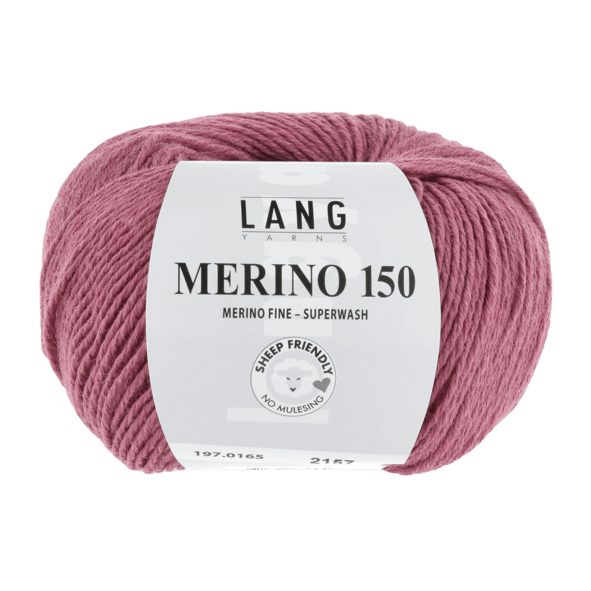 Lang Yarns Sock Yarn Raspberry Mélange LANGYARNS | Merino 150 | Sock / Baby | 197