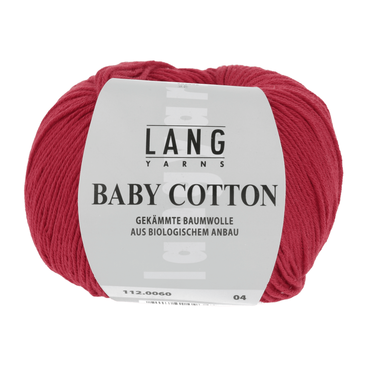 Lang Yarns Sock Yarn Red LANGYARNS | Baby Yarn | Baby Cotton | 4-Ply | 112