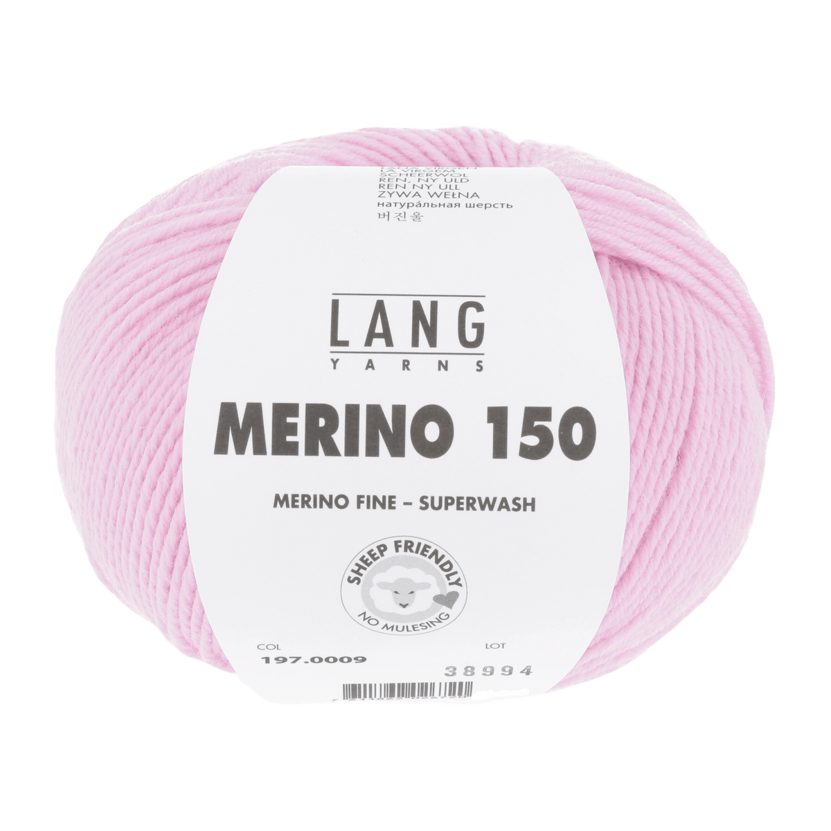Lang Yarns Sock Yarn Rose LANGYARNS | Merino 150 | Sock / Baby | 197