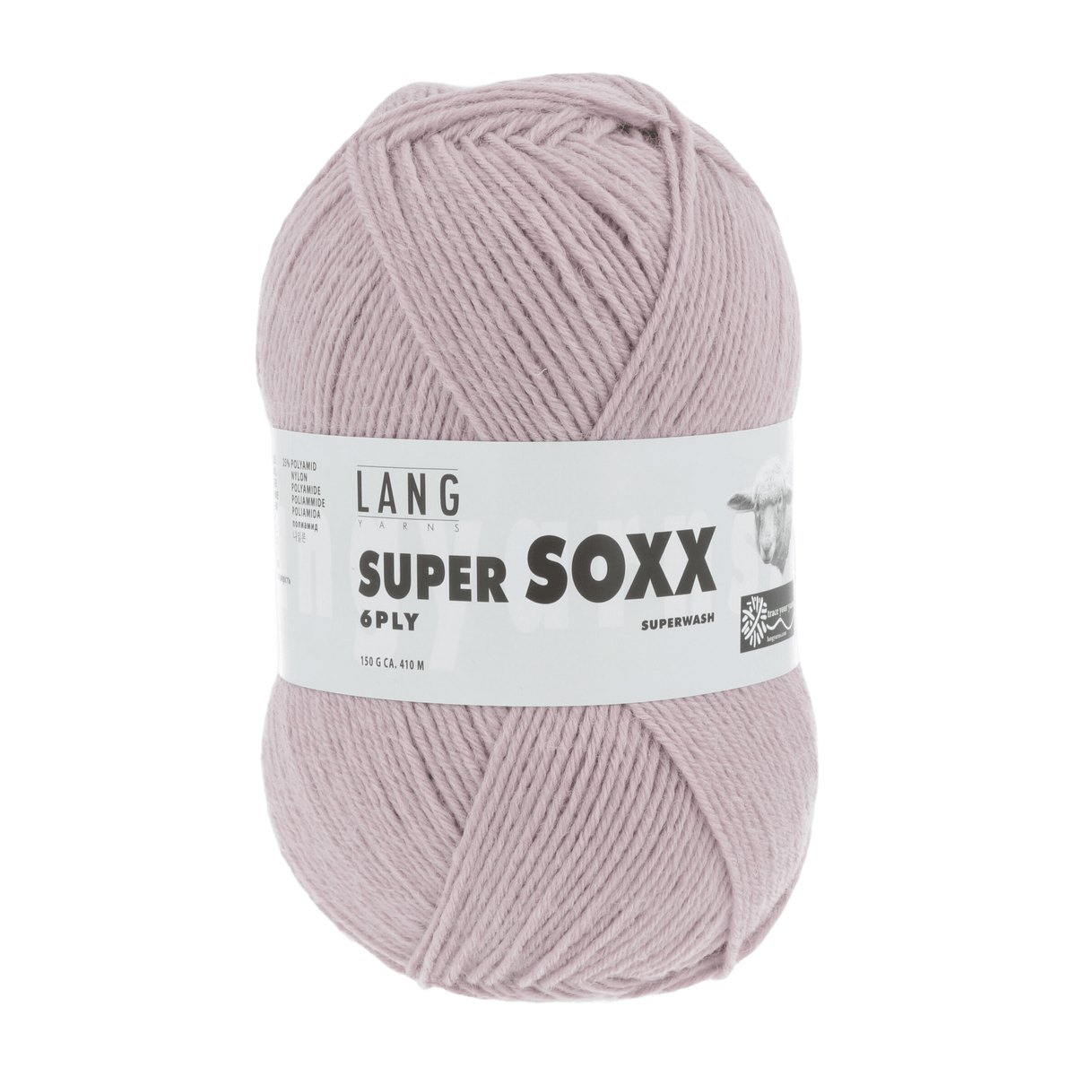 Lang Yarns Sock Yarn Rose LANGYARNS | Sock Yarn | SUPER SOXX | 6-Ply | 907