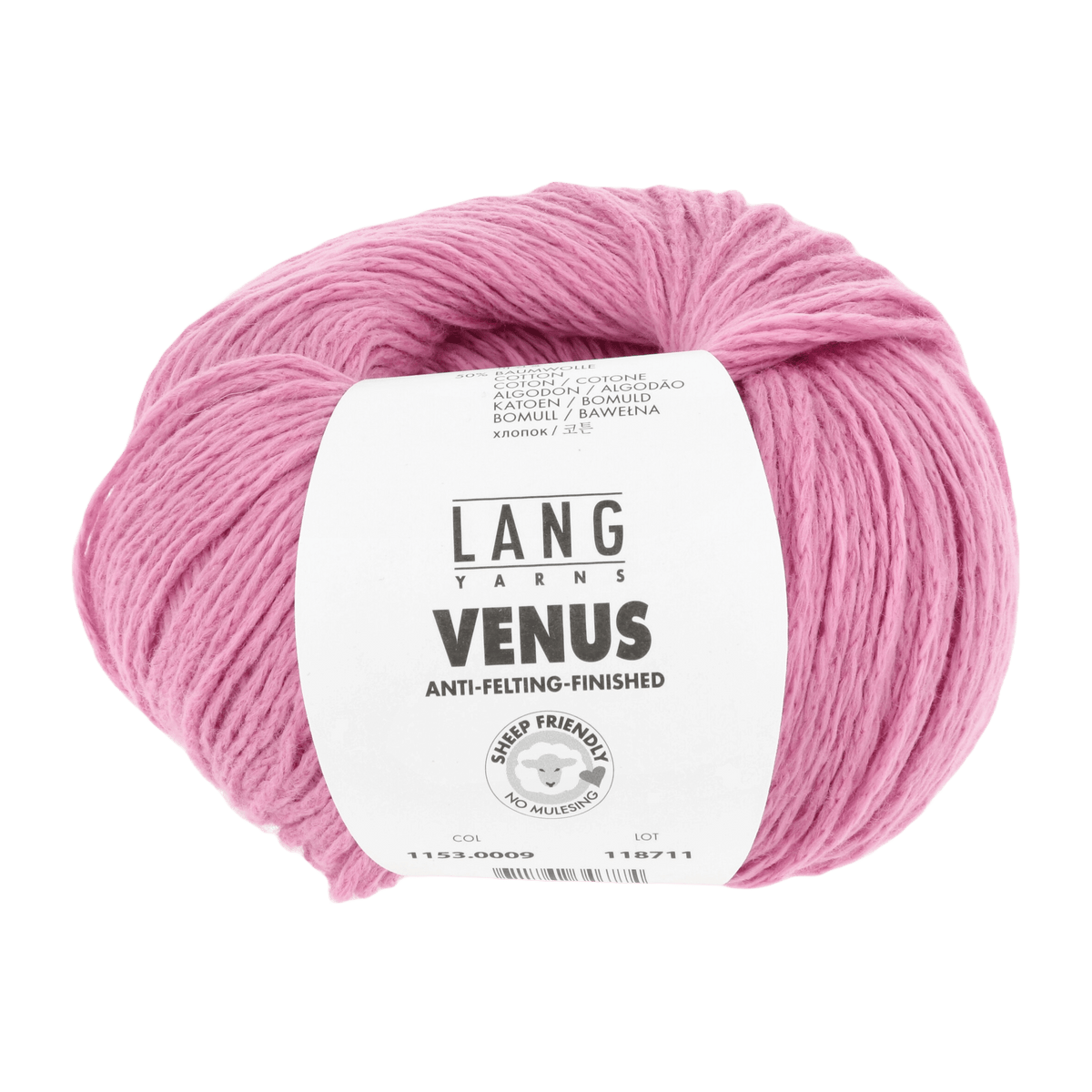 Lang Yarns Sock Yarn Rose LANGYARNS | Venus | DK | 1153