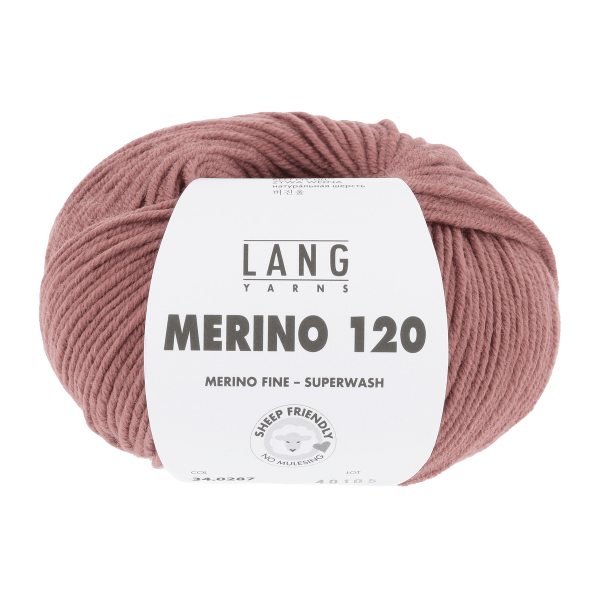 Lang Yarns Sock Yarn Rosewood LANGYARNS | Merino 120 | DK | 34
