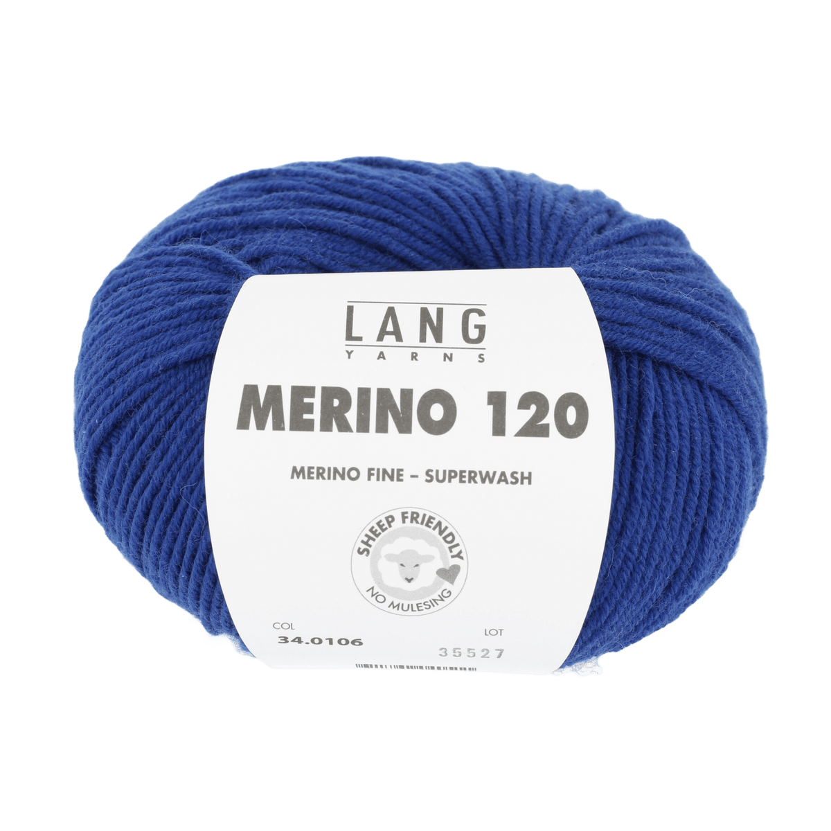 Lang Yarns Sock Yarn Royal Blue LANGYARNS | Merino 120 | DK | 34