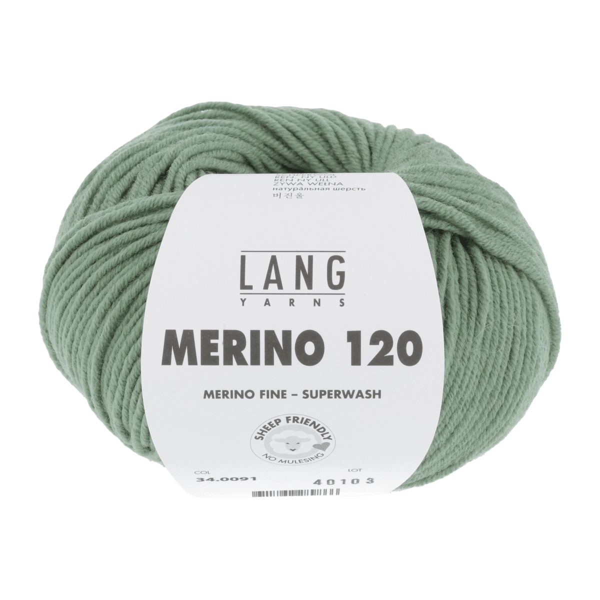 Lang Yarns Sock Yarn Sage LANGYARNS | Merino 120 | DK | 34