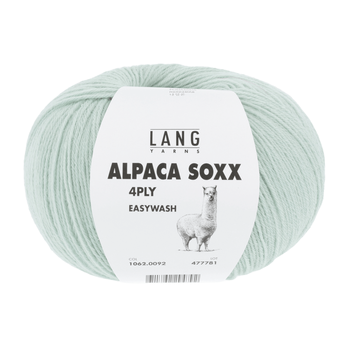 Lang Yarns Sock Yarn Sage LANGYARNS | Sock Yarn | Alpaca Soxx | 4-Ply | 1062