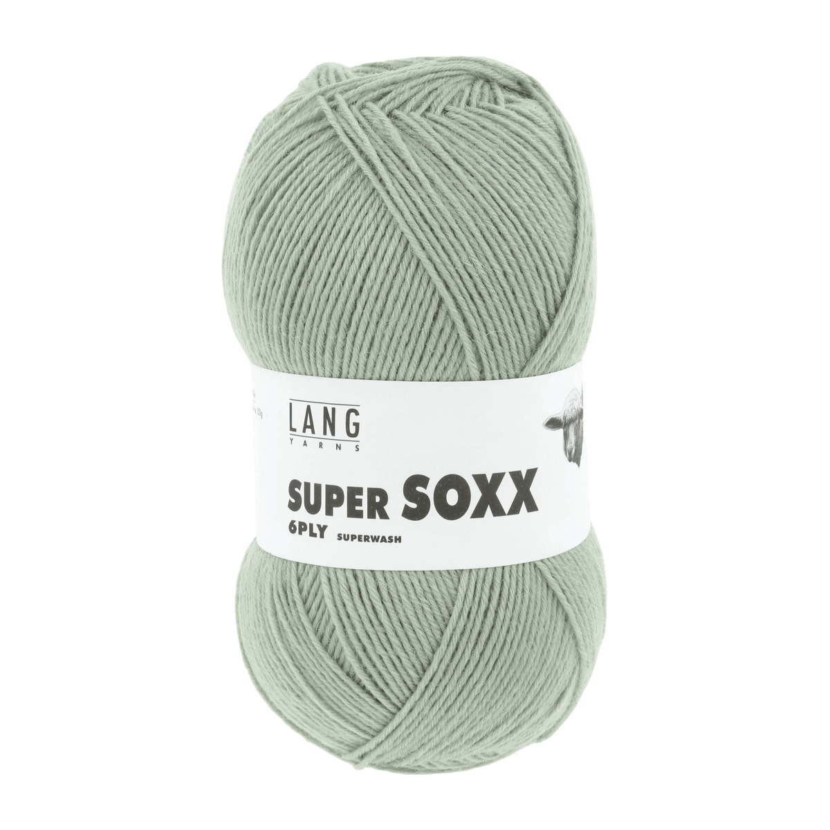 Lang Yarns Sock Yarn Sage LANGYARNS | Sock Yarn | SUPER SOXX | 6-Ply | 907