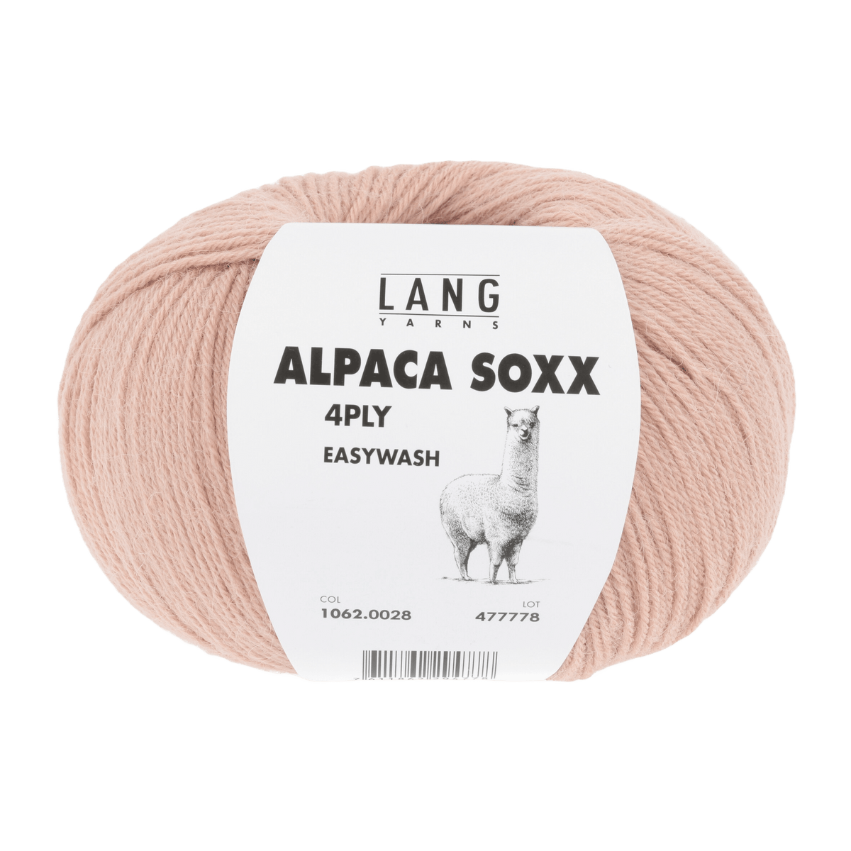 Lang Yarns Sock Yarn Salmon LANGYARNS | Sock Yarn | Alpaca Soxx | 4-Ply | 1062