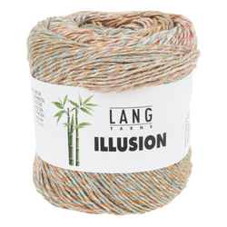 Lang Yarns Sock Yarn Salmon / Orange / Aqua / Off-white LANG YARNS | Illusion | DK | 1155