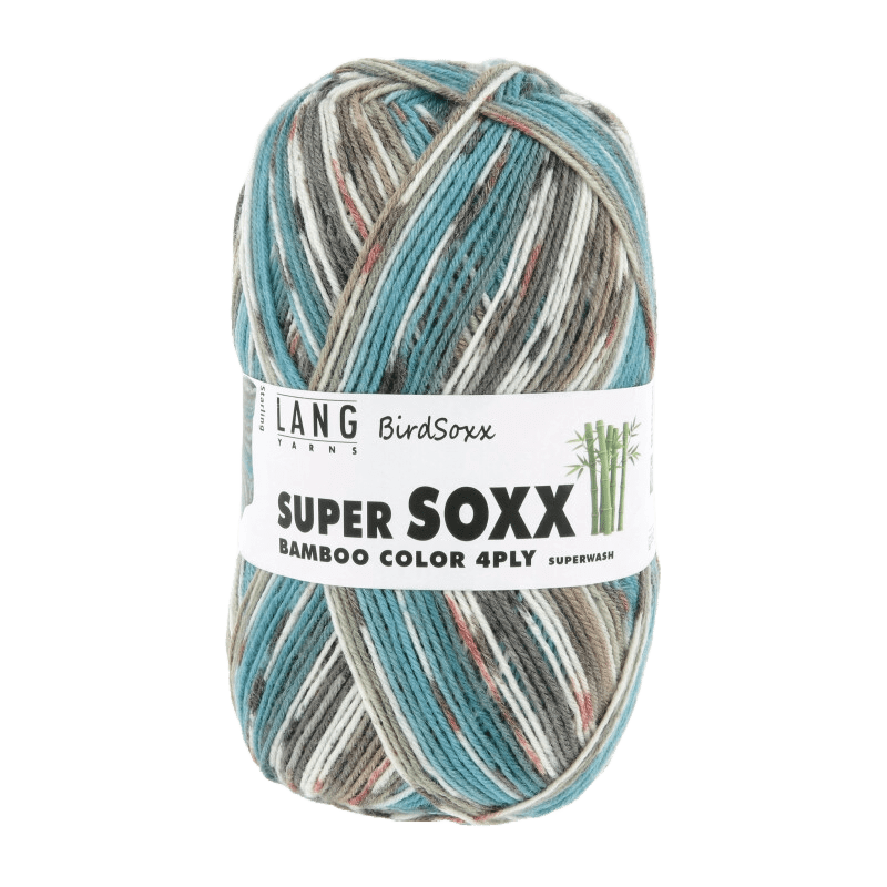 Lang Yarns Sock Yarn Starling LANGYARNS | Sock Yarn | SUPER SOXX BAMBOO COLOUR | 4-Ply | 641