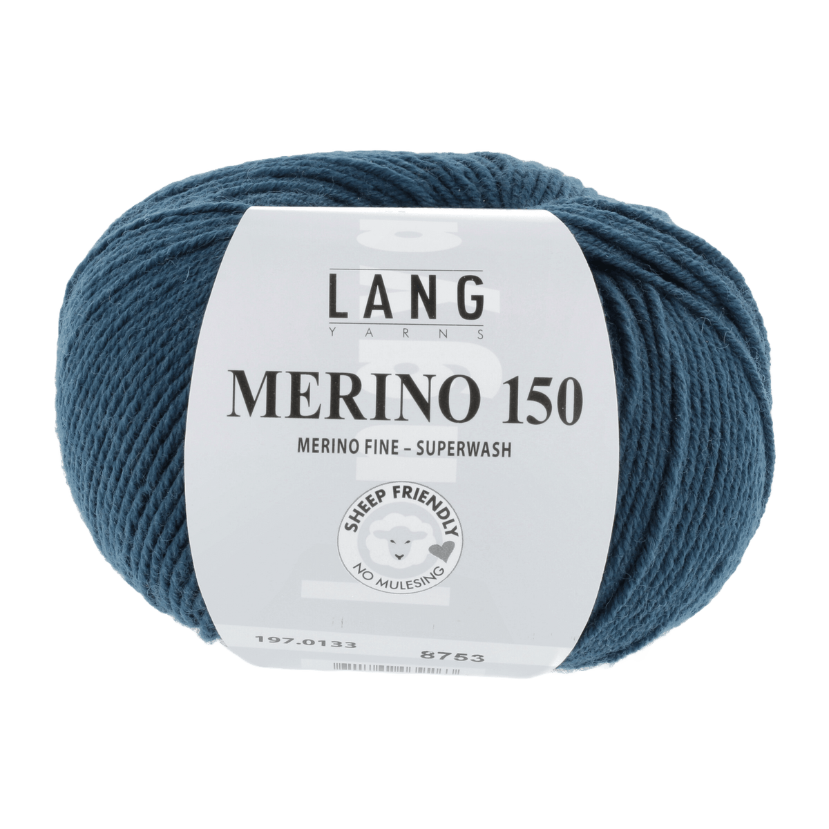 Lang Yarns Sock Yarn Steel Blue LANGYARNS | Merino 150 | Sock / Baby | 197