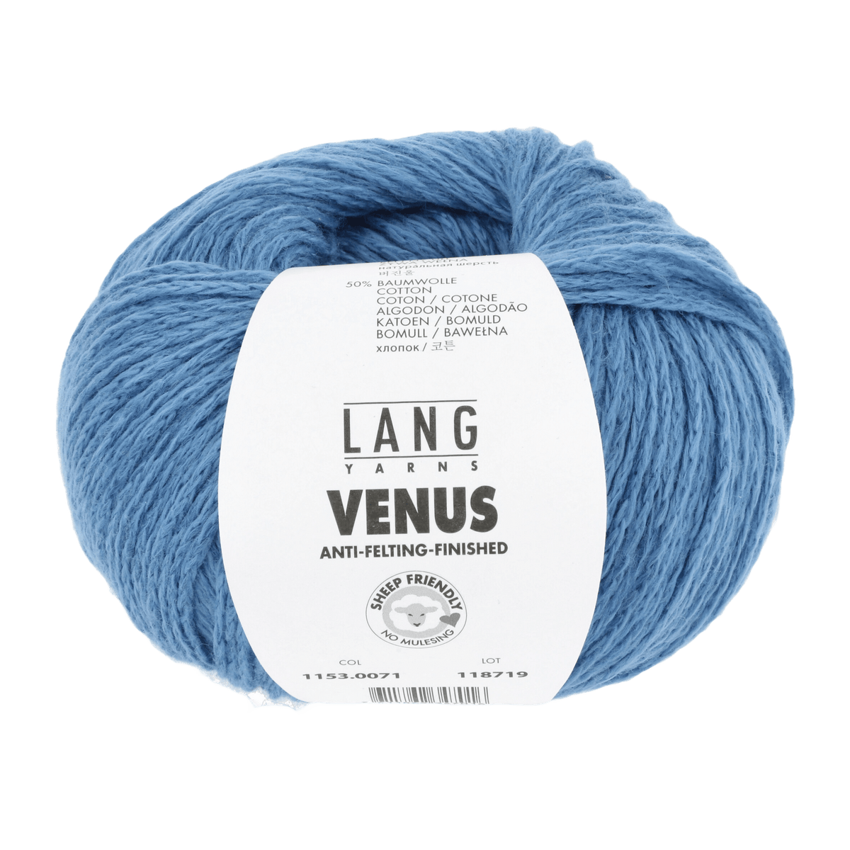 Lang Yarns Sock Yarn Turquoise LANGYARNS | Venus | DK | 1153