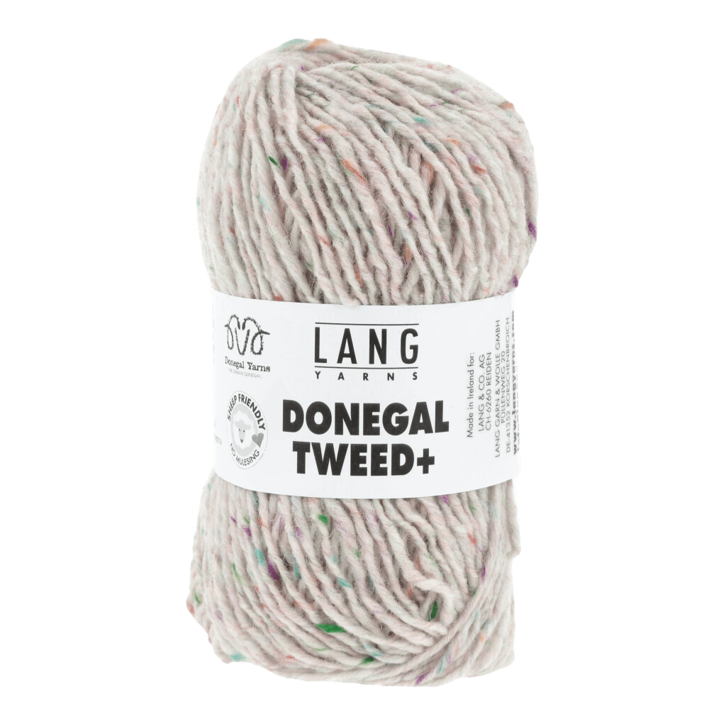 Lang Yarns Sock Yarn White LANGYARNS | Donegal Tweed + | Worsted / Aran | 1143