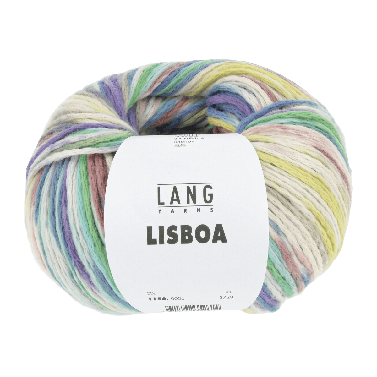 Lang Yarns Sock Yarn Yellow / Blue / Green / Lilac LANGYARNS | Lisboa | Sport | 1156