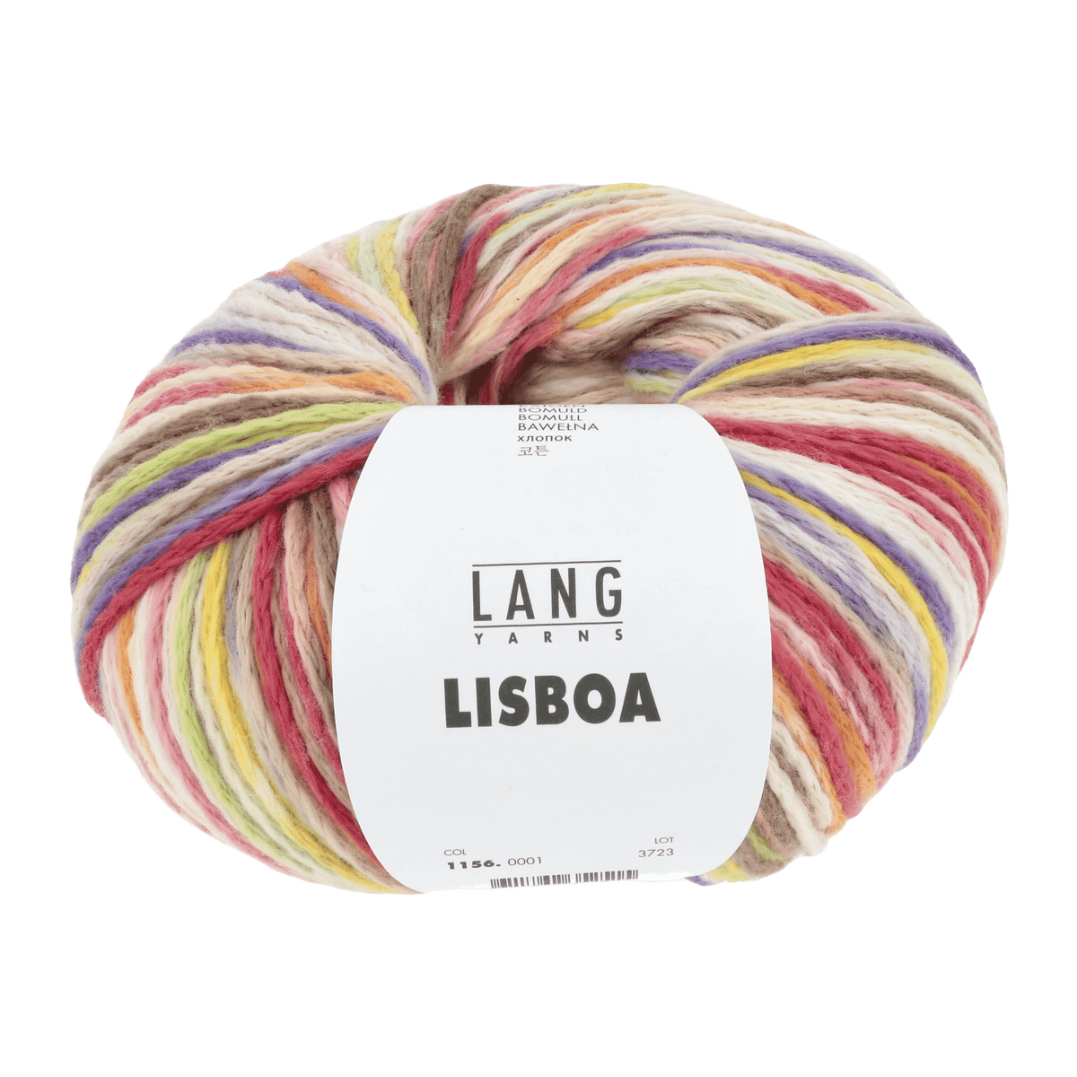 Lang Yarns Sock Yarn Yellow / Lilac / Pink / Green LANGYARNS | Lisboa | Sport | 1156