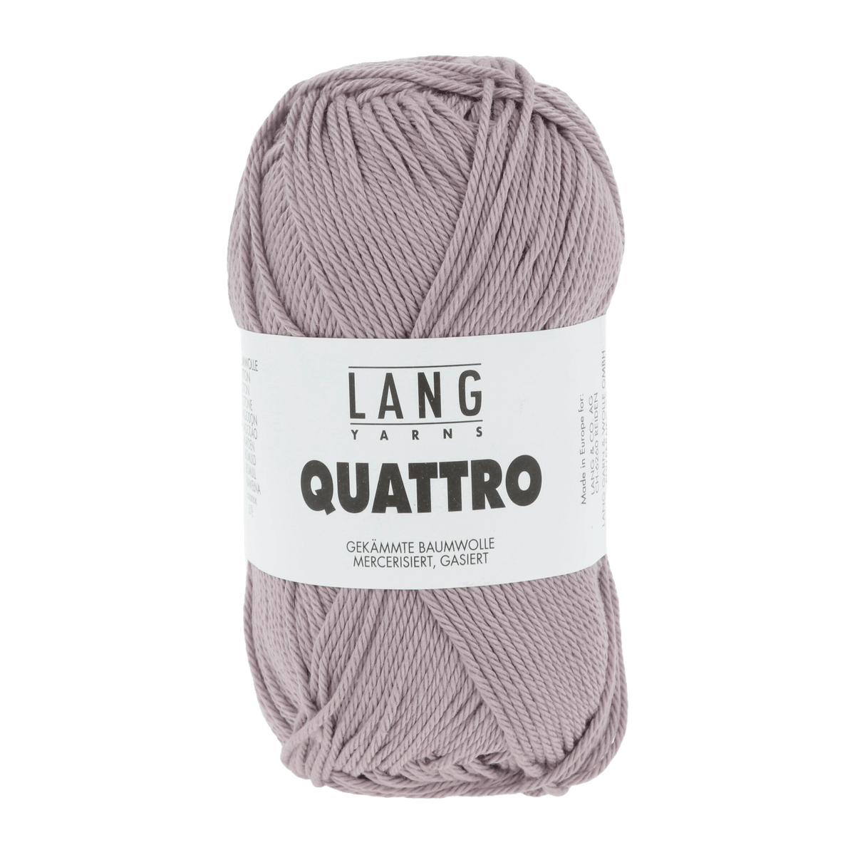Lang Yarns Summer Yarns Ash Rose LANGYARNS | Quattro | Sport | 16