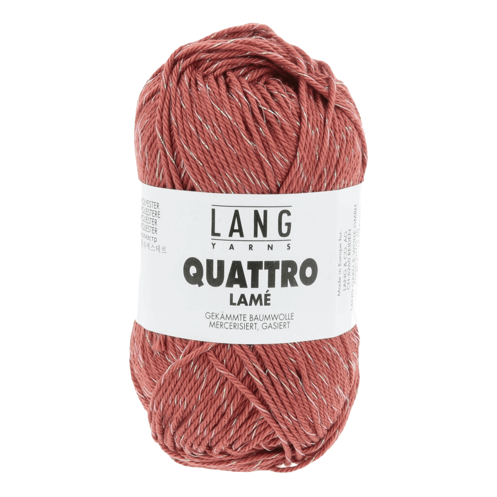 Lang Yarns Summer Yarns Brown - Orange LANG YARNS | Quattro Lamé | Sport | 1112