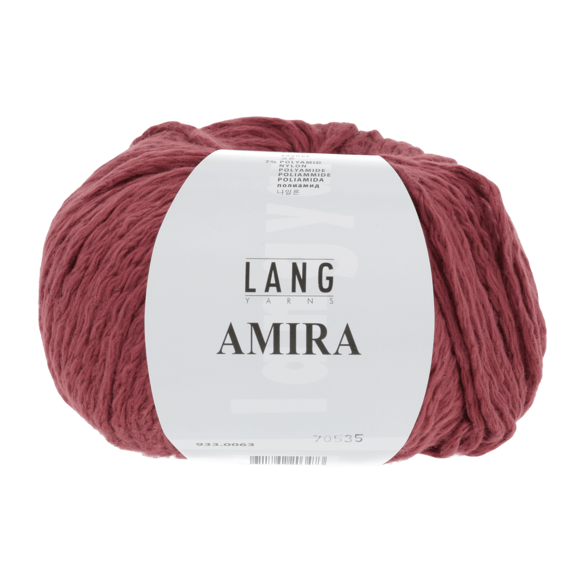 Lang Yarns Summer Yarns Dark Red LANGYARNS | Amira | Worsted / Aran | 933