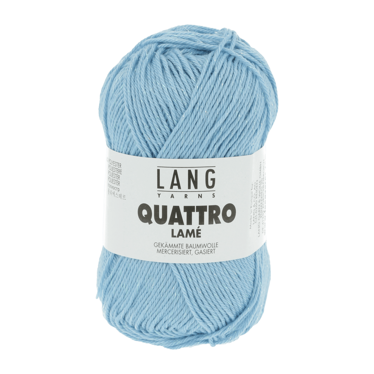 Lang Yarns Summer Yarns Light Blue LANGYARNS | Quattro Lamé | Sport | 1133