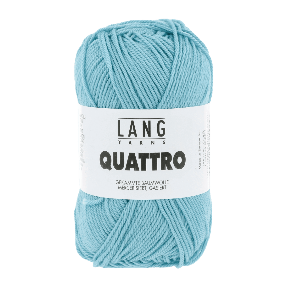 Lang Yarns Summer Yarns Light Turquoise LANGYARNS | Quattro | Sport | 16