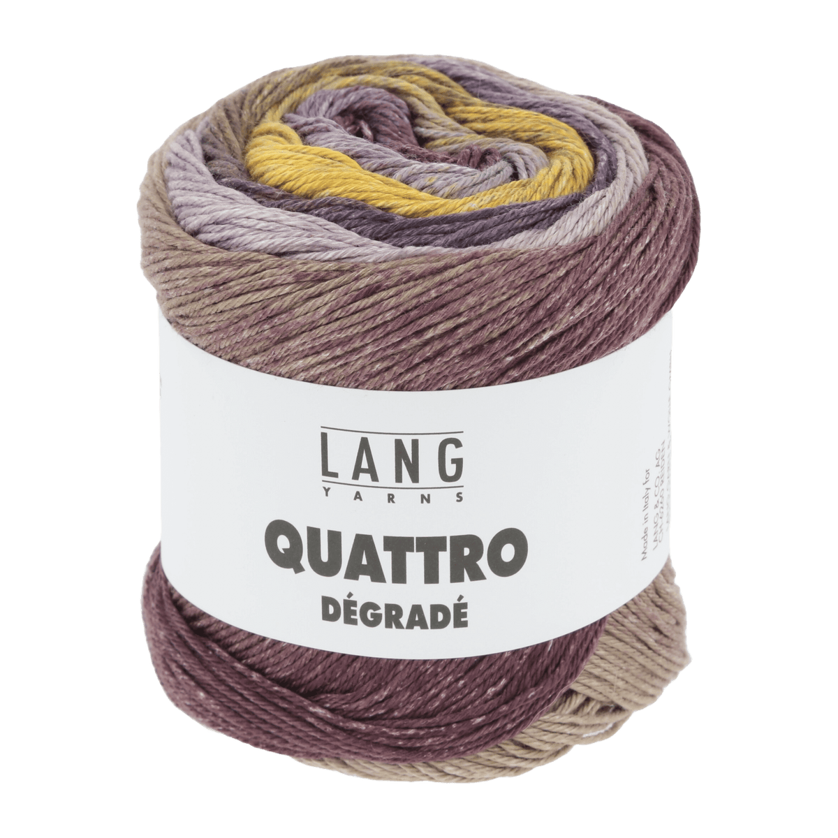 Lang Yarns Summer Yarns Lilac / Yellow LANGYARNS | Quattro Dégradé | Sport | 1088