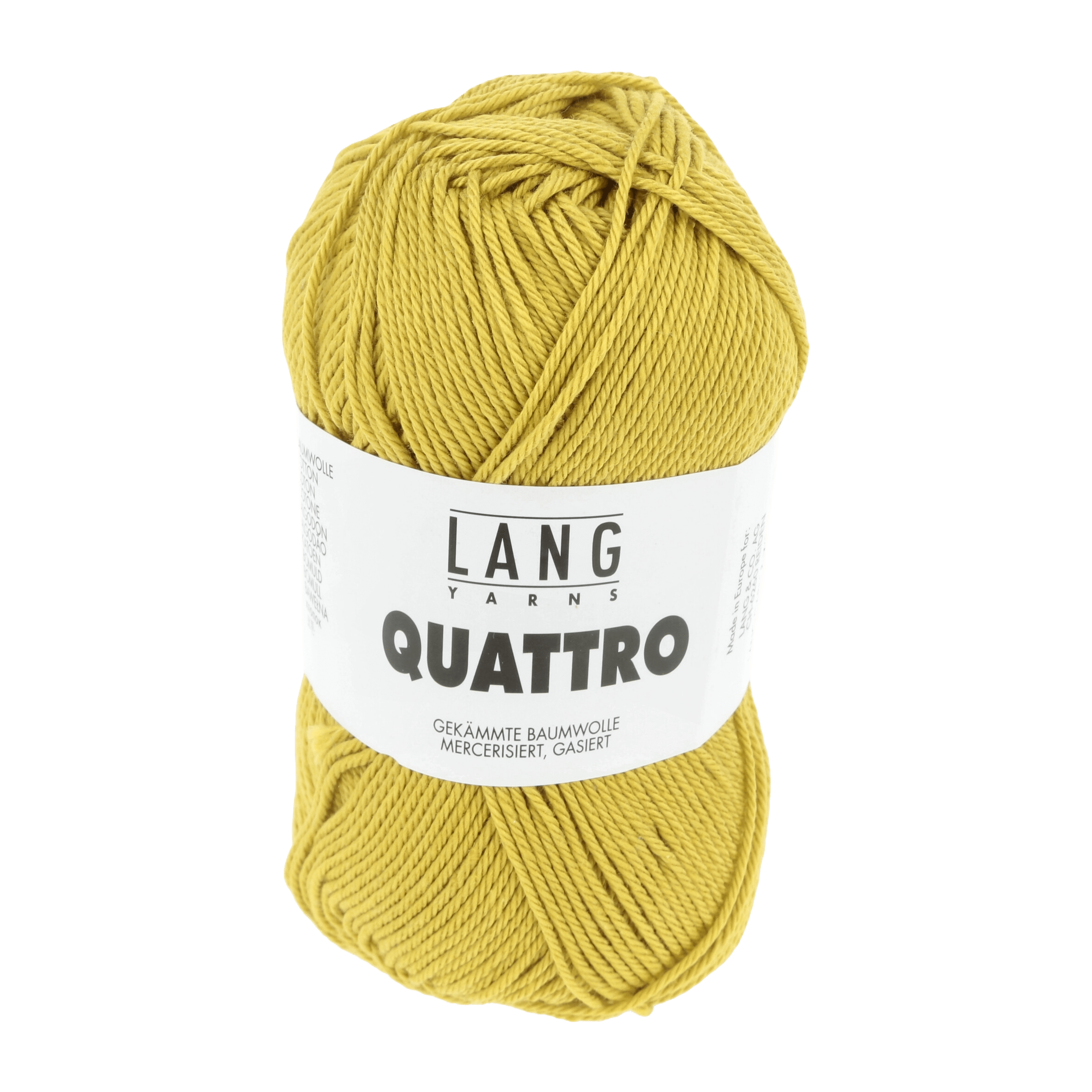 Lang Yarns Summer Yarns Mustard LANGYARNS | Quattro | Sport | 16