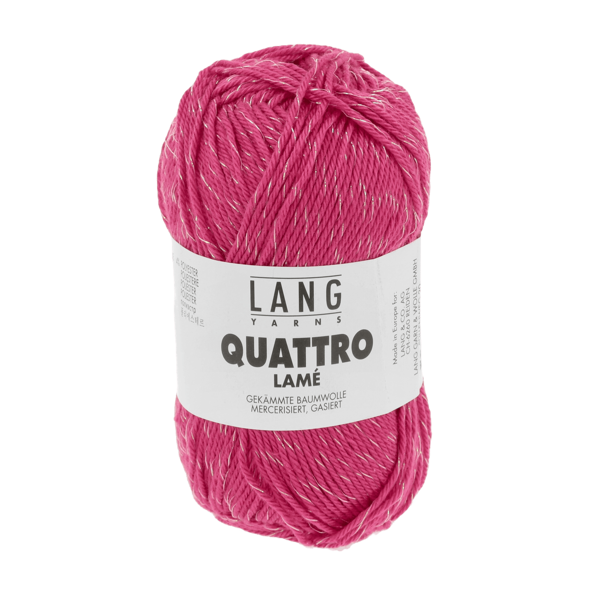 Lang Yarns Summer Yarns Pink LANGYARNS | Quattro Lamé | Sport | 1133