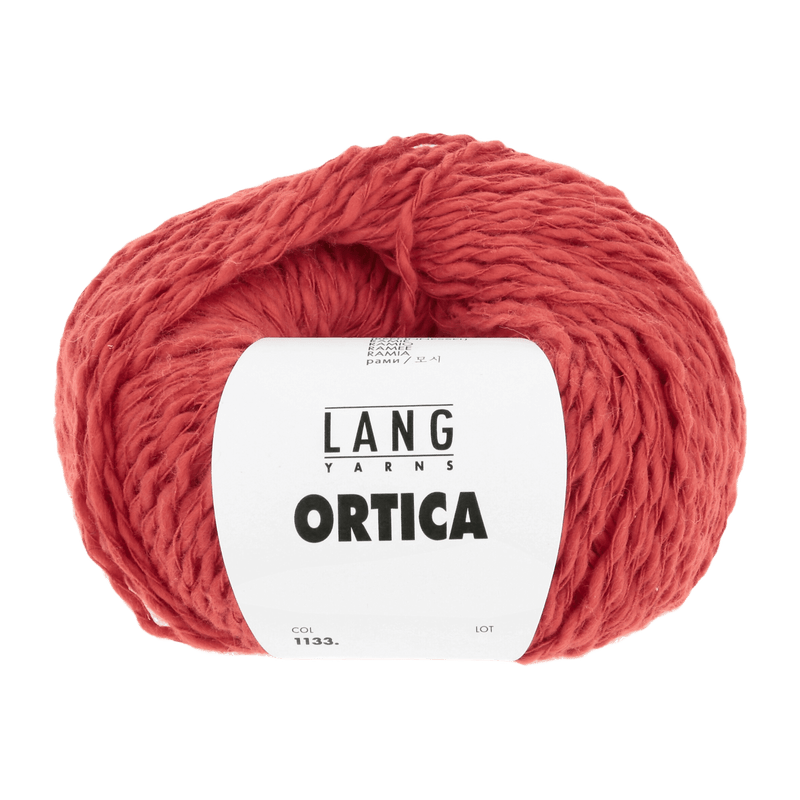 Lang Yarns Summer Yarns Red LANGYARNS | Ortica | Worsted / Aran | 1133