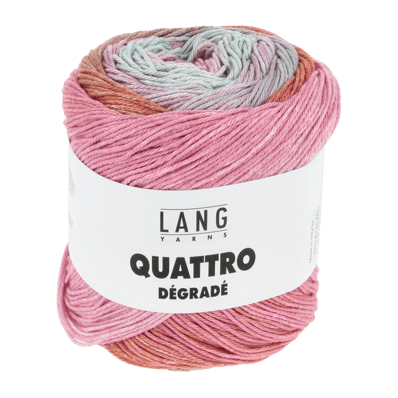 Lang Yarns Summer Yarns Rose / Mint / Orange LANGYARNS | Quattro Dégradé | Sport | 1088