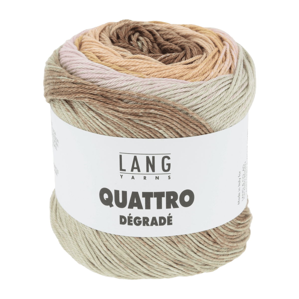 Lang Yarns Summer Yarns Rose / Mustard / Brown LANGYARNS | Quattro Dégradé | Sport | 1088