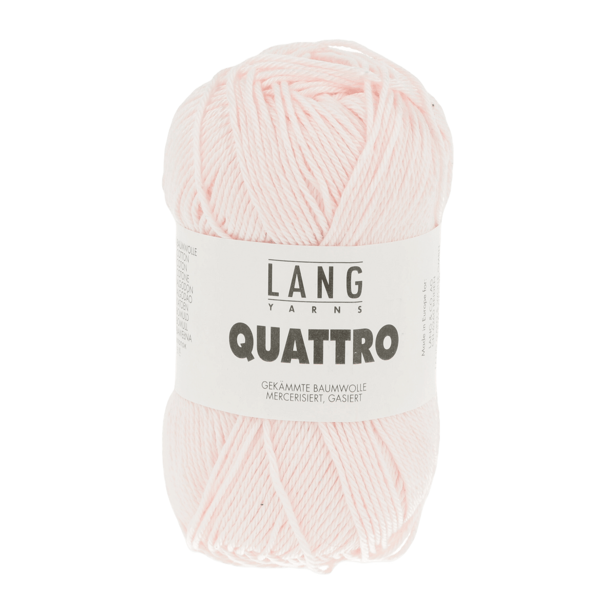 Lang Yarns Summer Yarns Rose Pale LANGYARNS | Quattro | Sport | 16