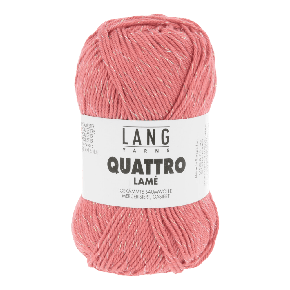 Lang Yarns Summer Yarns Salmon LANG YARNS | Quattro Lamé | Sport | 1112