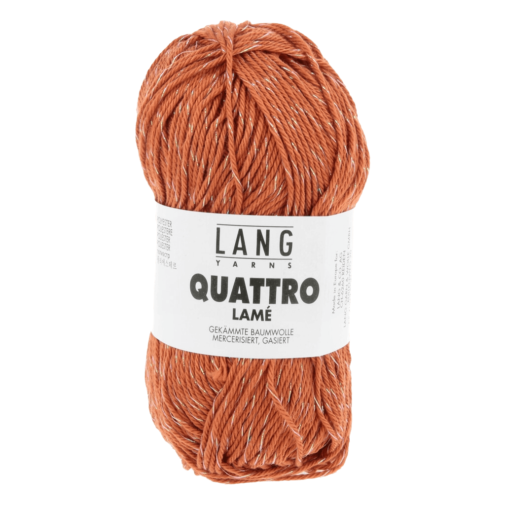 Lang Yarns Summer Yarns Terracotta LANG YARNS | Quattro Lamé | Sport | 1112