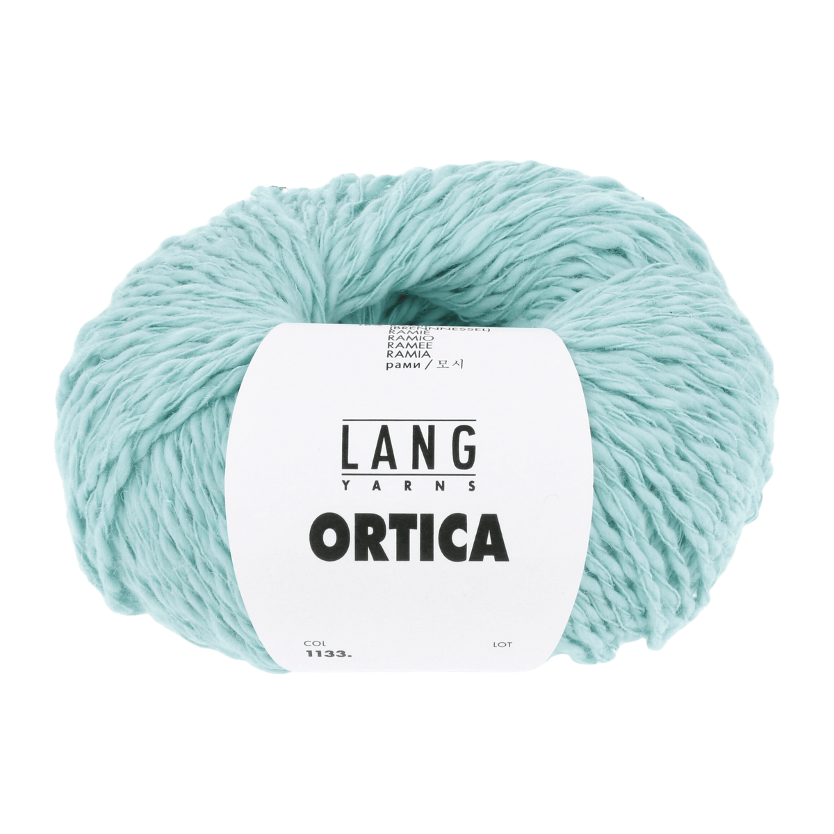 Lang Yarns Summer Yarns Turquoise LANGYARNS | Ortica | Worsted / Aran | 1133