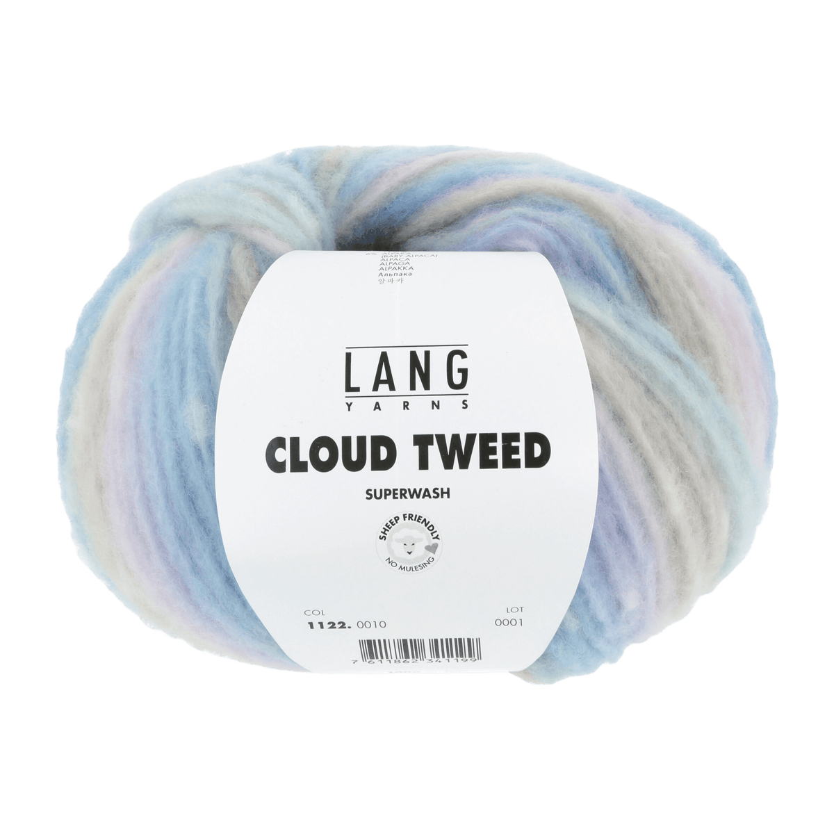Lang Yarns Yarn Azure / Lilac / Camel LANGYARNS | Cloud Tweed | Chunky | 1122