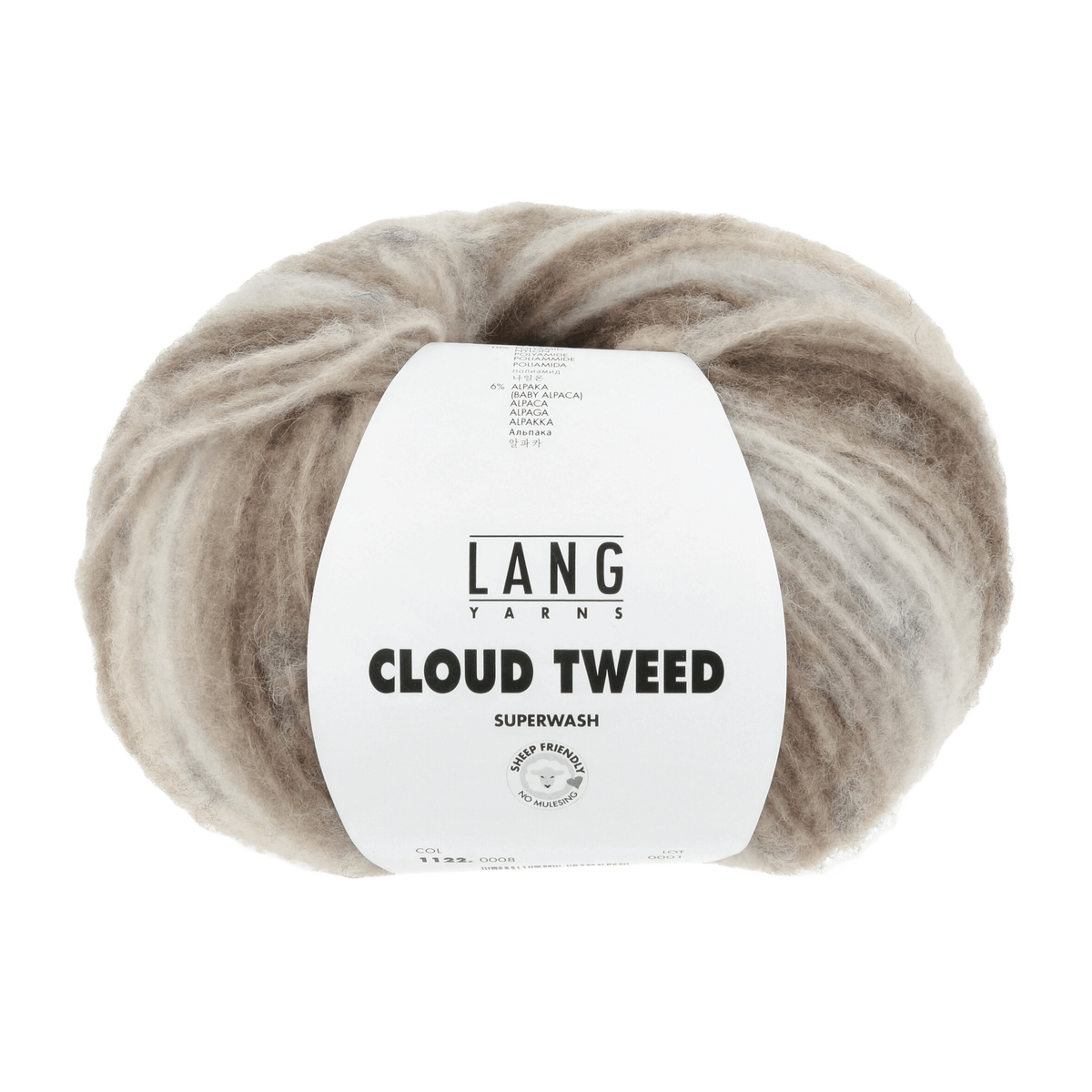 Lang Yarns Yarn Beige / Camel / Brown LANGYARNS | Cloud Tweed | Chunky | 1122