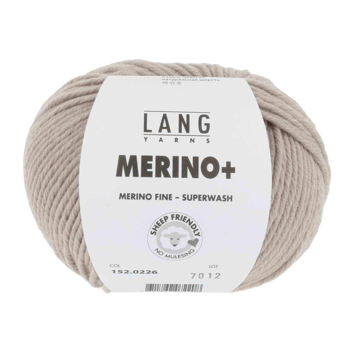 Lang Yarns Yarn Beige Mélange LANGYARNS | Merino+ | Worsted / Aran | 152