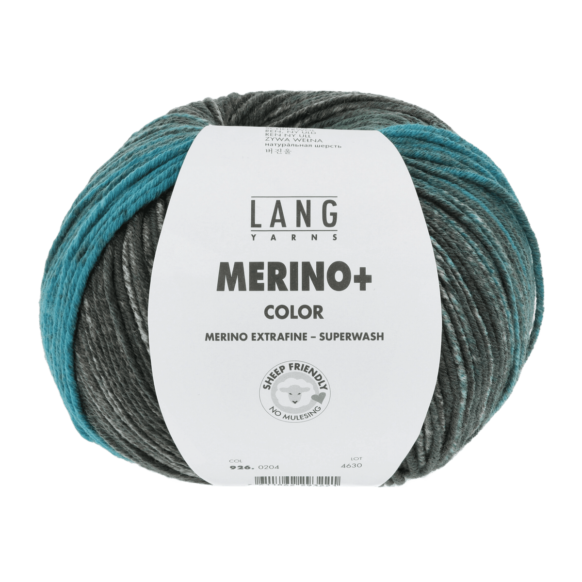 Lang Yarns Yarn Black / Green / Blue LANGYARNS | Merino+ Colour | Worsted / Aran | 926