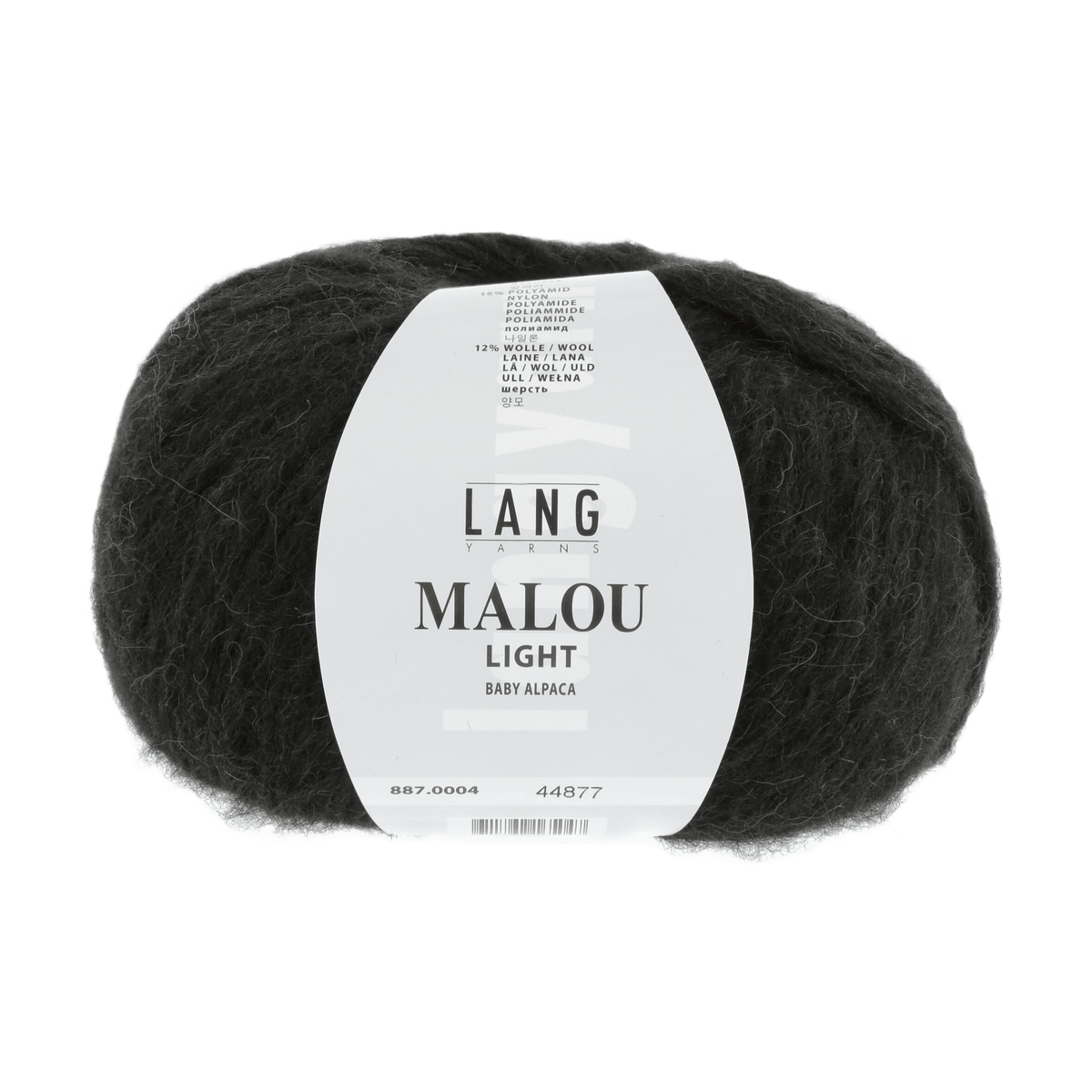 Lang Yarns Yarn Black LANGYARNS | Malou Light | Worsted | 887