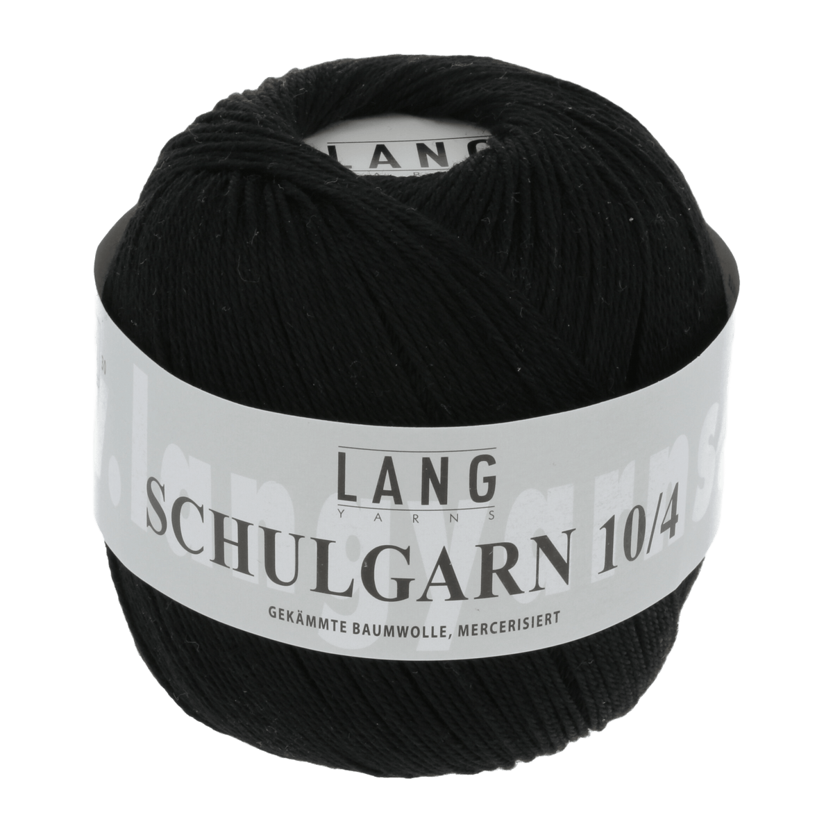 Lang Yarns Yarn Black LANGYARNS |  Mercerised Crafting Cotton 10/1 | Sport | 1
