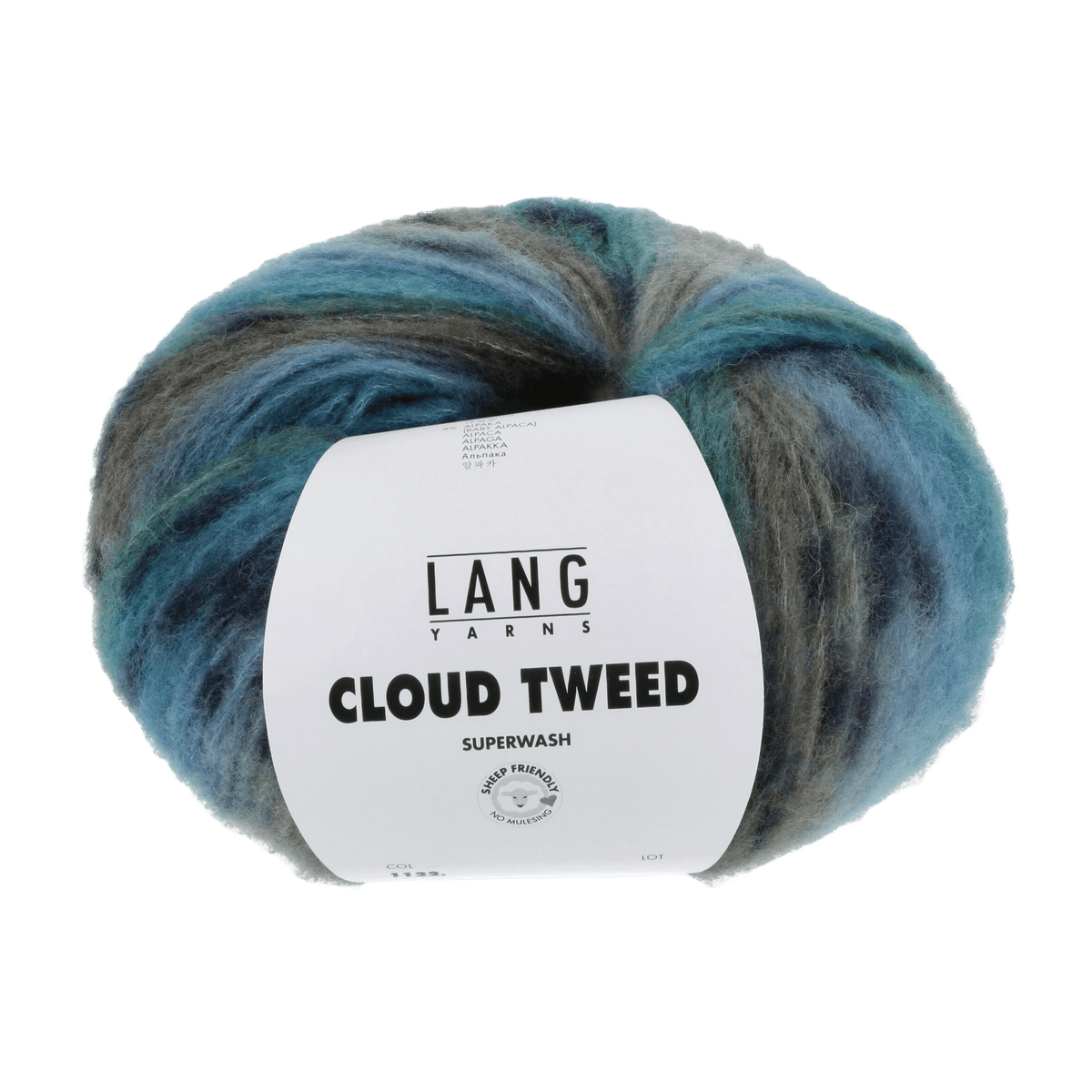 Lang Yarns Yarn Blue / Brown LANGYARNS | Cloud Tweed | Chunky | 1122