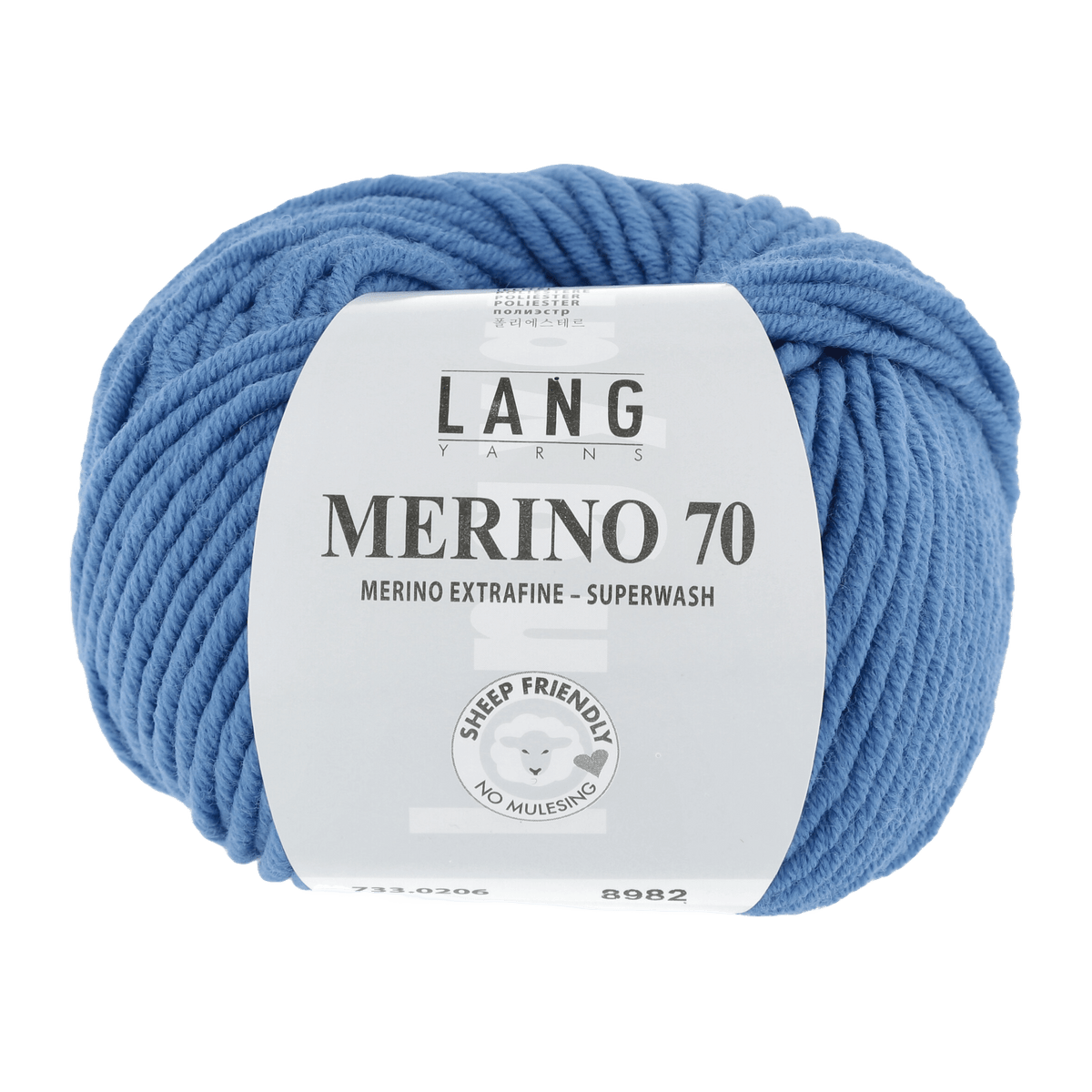 Lang Yarns Yarn Blue LANGYARNS | Merino 70 | Chunky | 733