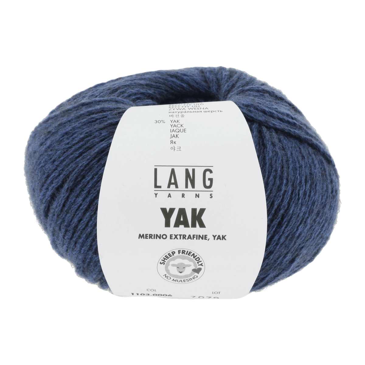Lang Yarns Yarn Blue LANGYARNS | Yak | Worsted | 1103