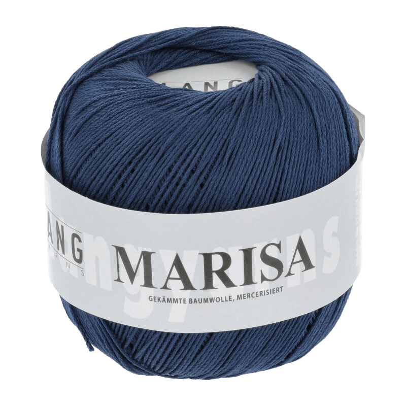 Lang Yarns Yarn Blue Marine LANGYARNS |  Mercerised Crafting Cotton | Marisa | Sock / Baby | 9