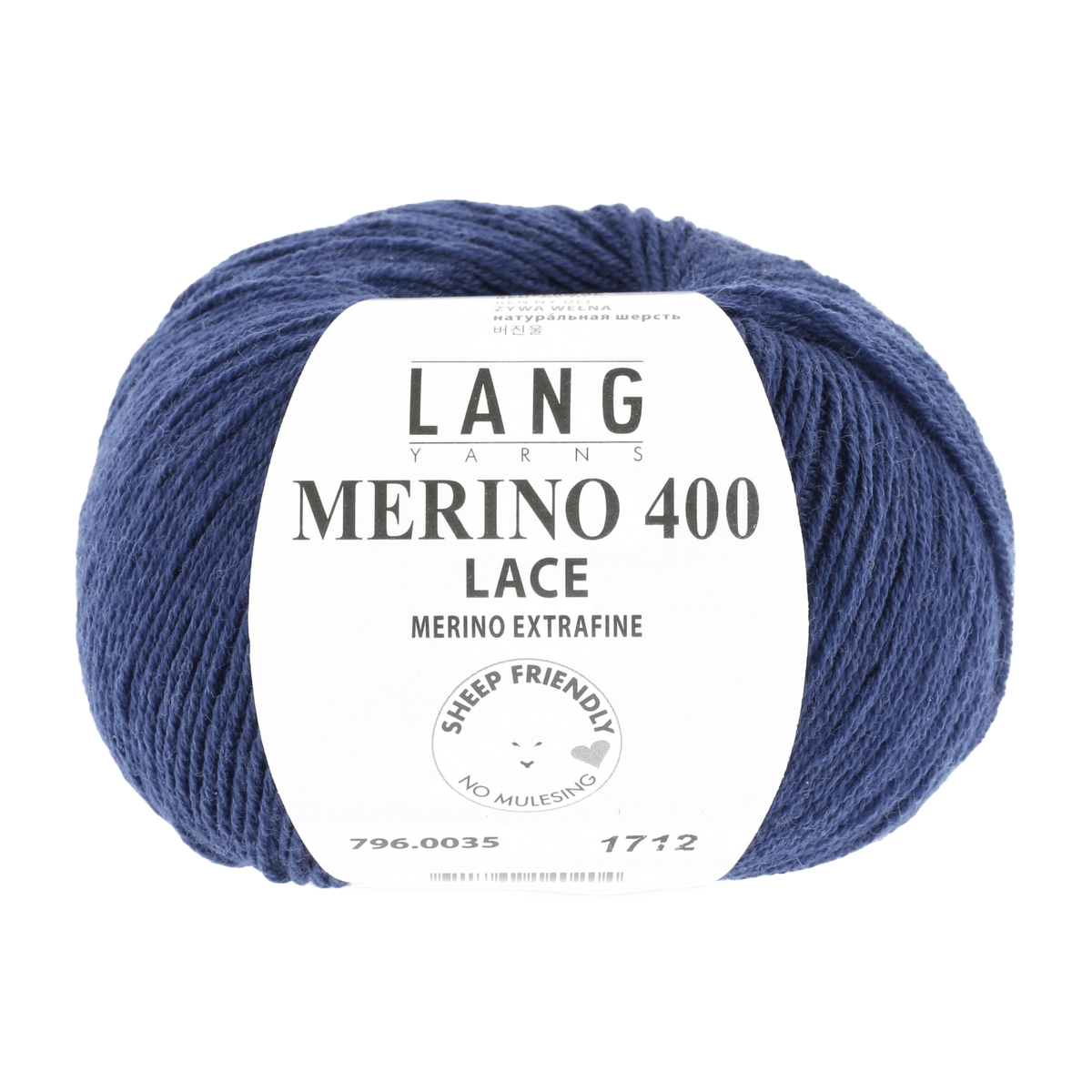 Lang Yarns Yarn Blue Marine LANGYARNS | Merino 400 Lace | Sock / Baby | 796