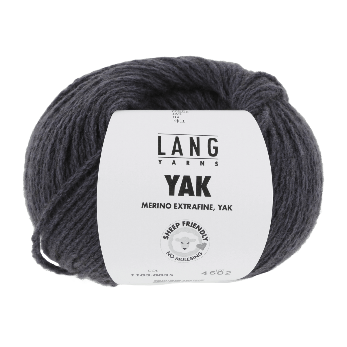 Lang Yarns Yarn Blue Marine LANGYARNS | Yak | Worsted | 1103
