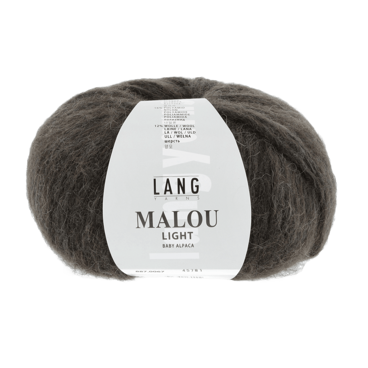 Lang Yarns Yarn Brown LANGYARNS | Malou Light | Worsted | 887