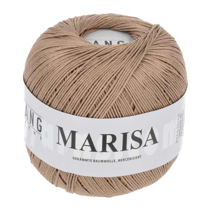 Lang Yarns Yarn Camel LANGYARNS |  Mercerised Crafting Cotton | Marisa | Sock / Baby | 9