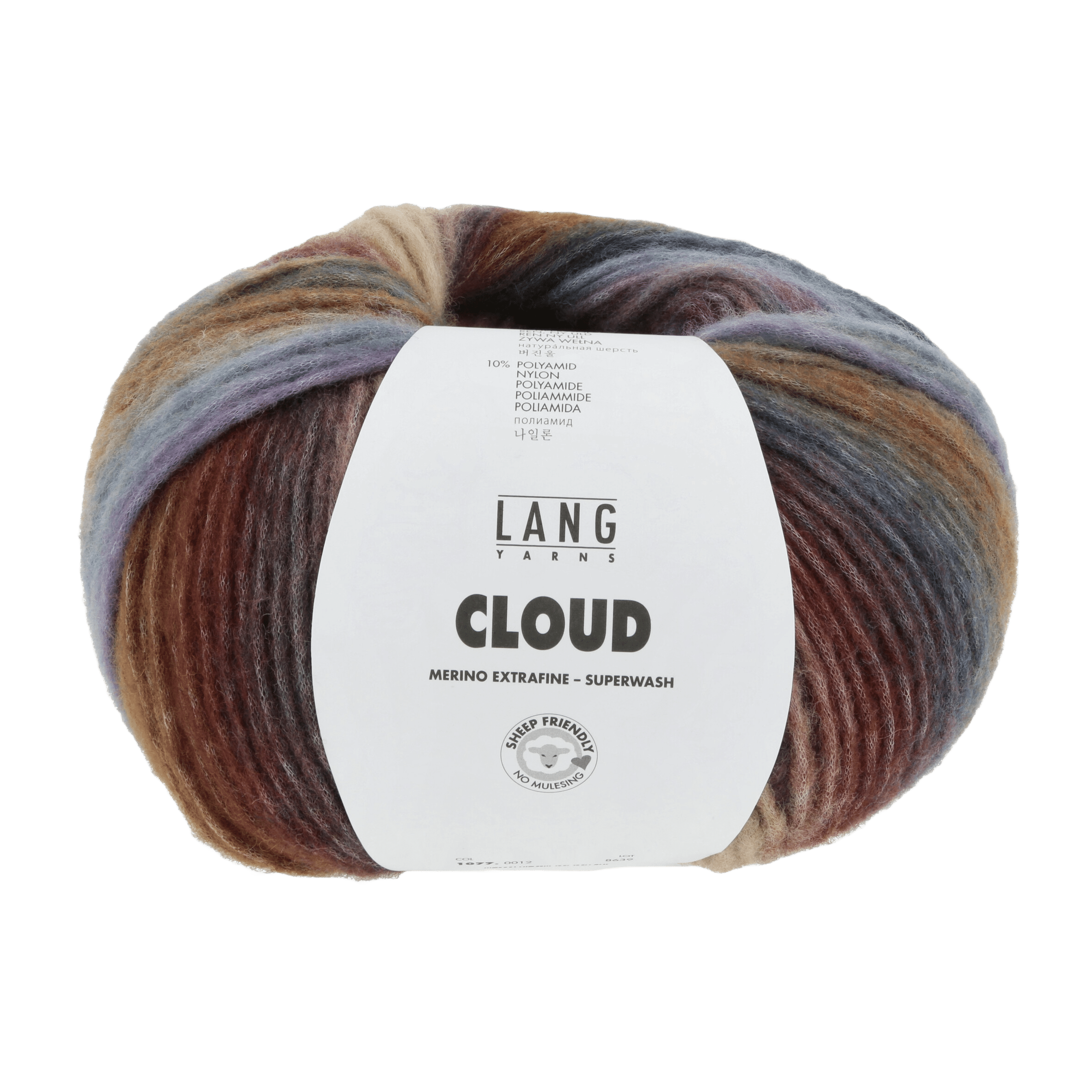 Lang Yarns Yarn Chestnut / Petrol LANGYARNS | Cloud | Chunky | 1077