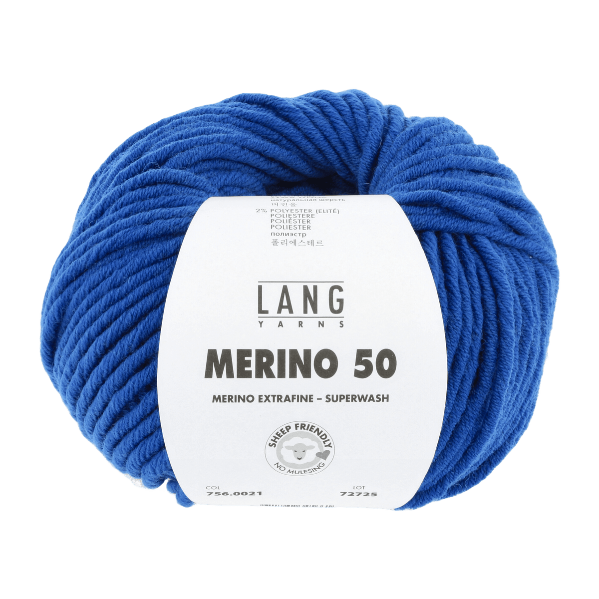 Lang Yarns Yarn Cobalt LANGYARNS | Merino 50 | Chunky | 756